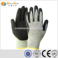 SUNNY HOPE Nitrile sandy anti cut gloves for sale,cut resistance gloves